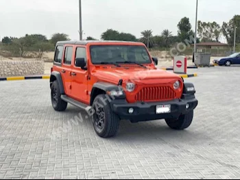 Jeep  Wrangler  Sport  2018  SUV  Automatic  6  94,600  4WD  Orange  Gasoline