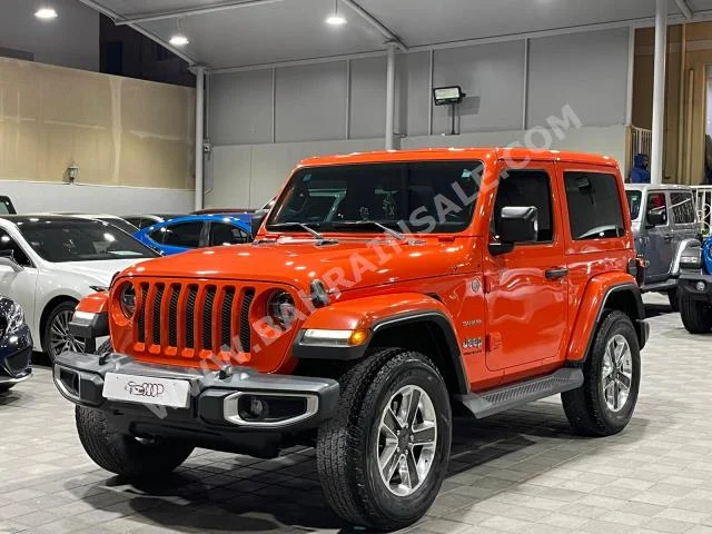 Jeep  Wrangler  Sahara  2019  SUV  Automatic  6  66,000  4WD  Orange  Gasoline