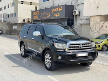 تويوتا  سكويا  2014  اس يو في  اتوماتك  8  235,350  دفع كلي مستمر  أسود  بنزين