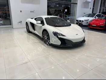 ماكلارين  650 S  سبايدر  2015  كوبيه \ سبورت  اتوماتك  8  17,600  دفع خلفي  أبيض  بنزين