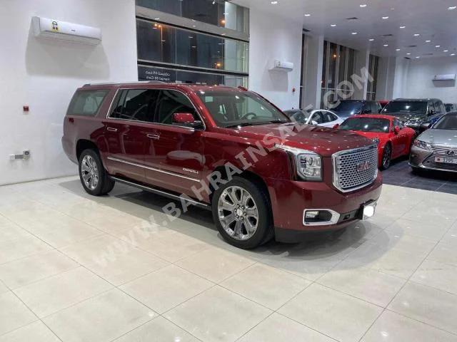 GMC  Yukon  Denali XL  2016  SUV  Automatic  8  21,350  AWD  Red  Gasoline
