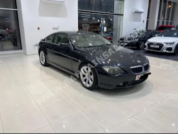 بي ام دبليو  الفئة - السادسة  630i  2007  سيدان  اتوماتك  6  259,500  دفع أمامي  أسود  بنزين