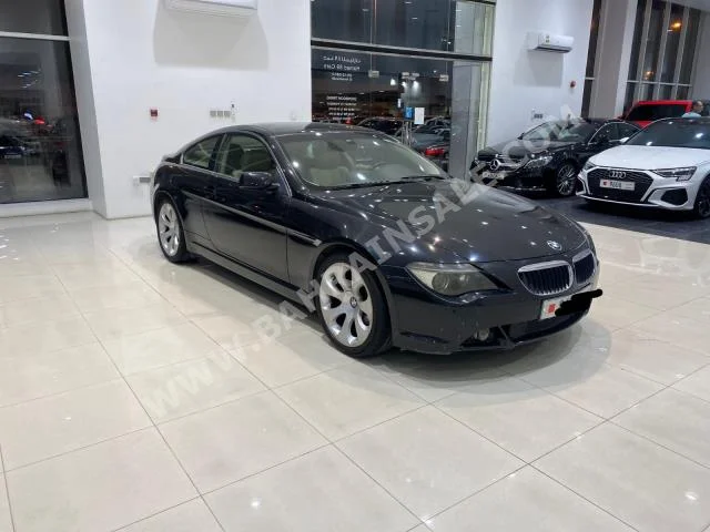 BMW  6-Series  630i  2007  Sedan  Automatic  6  259,500  FWD  Black  Gasoline