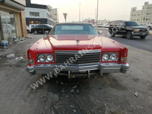 Cadillac  Eldorado  1972  Classic  Automatic  8  5,000  RWD  Red  Gasoline