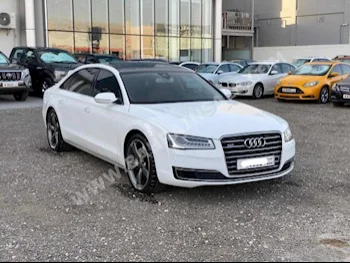 اودي  أي 8  أل  2015  سيدان  اتوماتك  6  90,000  دفع كلي مستمر  أبيض  بنزين