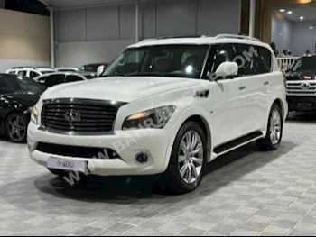 Infiniti  QX  80  2014  SUV  Automatic  8  125,000  4WD  White  Gasoline