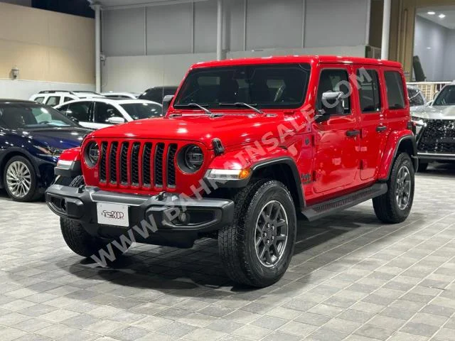 Jeep  Wrangler  Sahara  2021  SUV  Automatic  6  45,000  4WD  Red  Gasoline