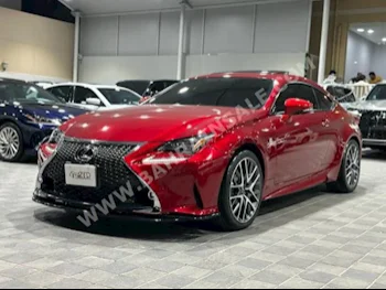 Lexus  RC  350  2015  Sedan  Automatic  6  87,000  RWD  Red  Gasoline