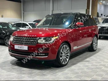 Land Rover  Range Rover  Vogue HSE  2015  SUV  Manual  8  125,000  4WD  Red  Gasoline