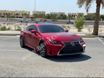 لكزس  ار سي  350  2015  سيدان  اتوماتك  6  170,450  دفع خلفي  أحمر  بنزين