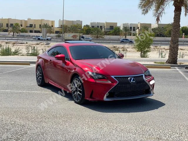 لكزس  ار سي  350  2015  سيدان  اتوماتك  6  170,450  دفع خلفي  أحمر  بنزين