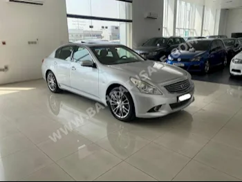 انفنيتي  جي  25  2013  سيدان  اتوماتك  6  233,350  دفع خلفي  فضي  بنزين