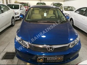 هوندا  سيفيك  EXI  2012  سيدان  اتوماتك  4  86,000  دفع أمامي  ازرق  بنزين