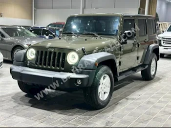 Jeep  Wrangler  Unlimited  2015  SUV  Automatic  6  155,000  4WD  Olive Green  Gasoline