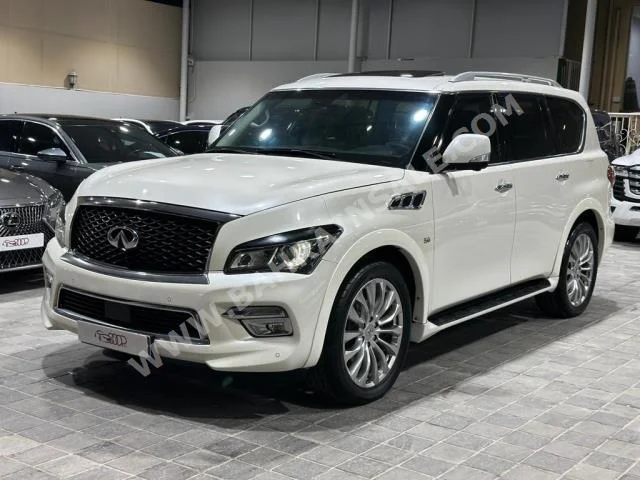 Infiniti  QX  80  2016  SUV  Automatic  8  200,000  4WD  White  Gasoline