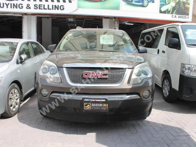 GMC  Acadia  2011  SUV  Automatic  6  117,000  FWD  Brown  Gasoline