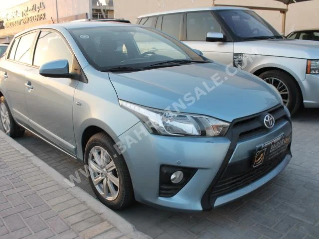 Toyota  Yaris  2015  Sedan  Automatic  4  56,000  FWD  Sky Blue  Gasoline
