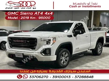 GMC  Sierra  2019  Pick Up  Automatic  8  95,000  4WD  White  Gasoline