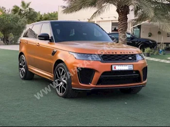 Land Rover  Range Rover  Sport SVR  2019  SUV  Automatic  8  20,750  AWD  Orange  Gasoline