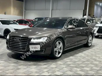 Audi  A8  L  2015  Sedan  Automatic  6  155,000  RWD  Brown  Gasoline