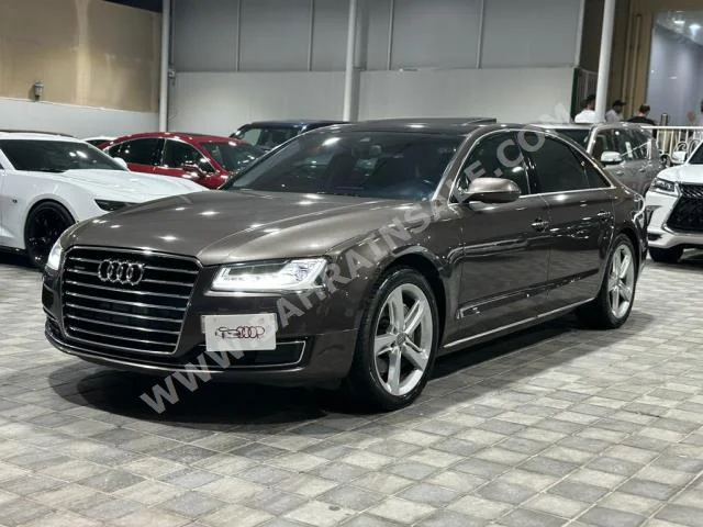 Audi  A8  L  2015  Sedan  Automatic  6  155,000  RWD  Brown  Gasoline