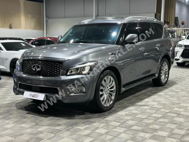 Infiniti  QX  80  2016  SUV  Automatic  8  145,000  4WD  Gray  Gasoline