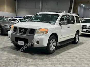 Nissan  Armada  LE  2007  SUV  Automatic  8  2,300  4WD  White  Gasoline