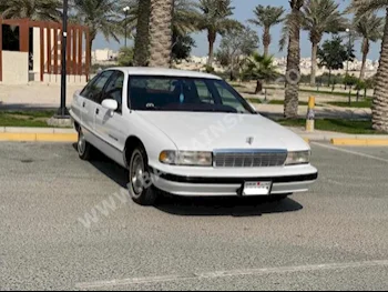 شفروليه  كابرس  1991  سيدان  اتوماتك  8  43,450  دفع خلفي  أبيض  بنزين