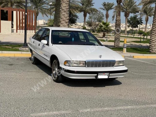 شفروليه  كابرس  1991  سيدان  اتوماتك  8  43,450  دفع خلفي  أبيض  بنزين