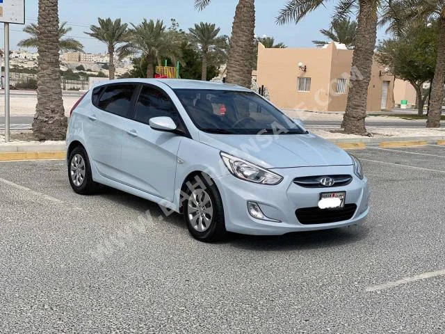 Hyundai  Accent  1.6  2017  Hatchback  Automatic  4  64,600  FWD  Blue  Gasoline