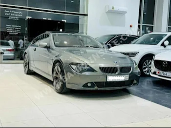 بي ام دبليو  الفئة - السادسة  645 Ci  2005  سيدان  اتوماتك  8  172,600  دفع خلفي  رمادي  بنزين