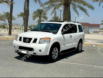 نيسان  أرمادا  اس اي  2015  اس يو في  اتوماتك  8  72,200  دفع خلفي  أبيض  بنزين