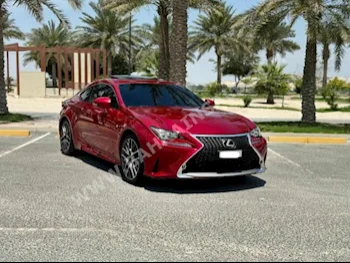 لكزس  ار سي  350  2015  سيدان  اتوماتك  6  88,200  دفع خلفي  أحمر  بنزين