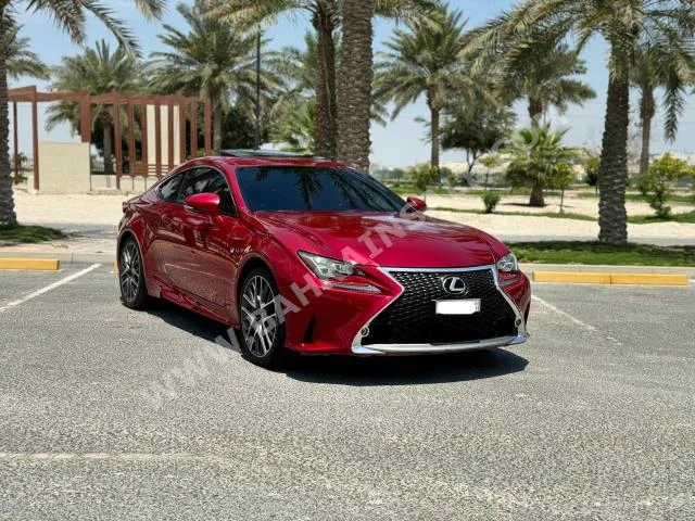 لكزس  ار سي  350  2015  سيدان  اتوماتك  6  88,200  دفع خلفي  أحمر  بنزين