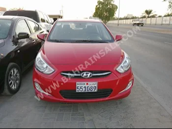 Hyundai  Accent  2016  Sedan  Automatic  4  25,000  FWD  Red  Gasoline