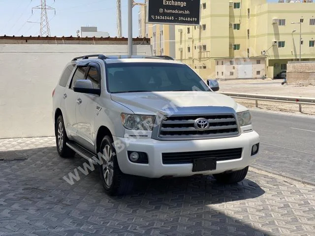 Toyota  Sequoia  Limited  2016  SUV  Automatic  8  145,650  4WD  Pearl  Gasoline