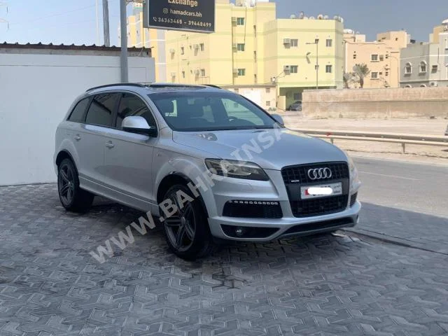 اودي  كيو 7  3.0  2013  اس يو في  اتوماتك  6  180,450  دفع خلفي  فضي  بنزين