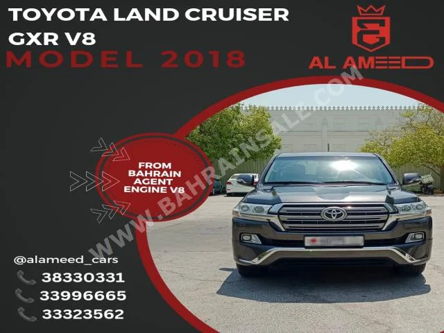 Toyota  Land Cruiser  GXR  2018  SUV  Automatic  8  176,000  4WD  Gray  Gasoline