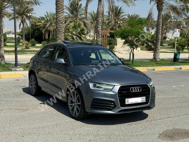اودي  كيو 3  2017  اس يو في  اتوماتك  4  80,600  دفع كلي مستمر  رمادي  بنزين