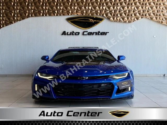 Chevrolet  Camaro  ZL1  2018  Coupe / Sport  Automatic  8  80,000  RWD  Blue  Gasoline