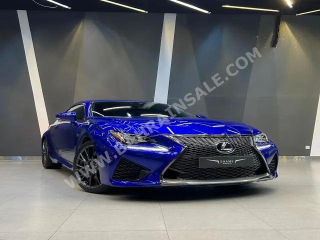 Lexus  RC  F  2015  Sedan  Automatic  8  133,000  FWD  Blue  Gasoline