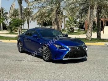 Lexus  RC  350  2016  Sedan  Automatic  6  124,200  FWD  Blue  Gasoline