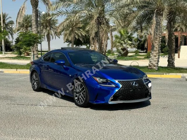 Lexus  RC  350  2016  Sedan  Automatic  6  124,200  FWD  Blue  Gasoline