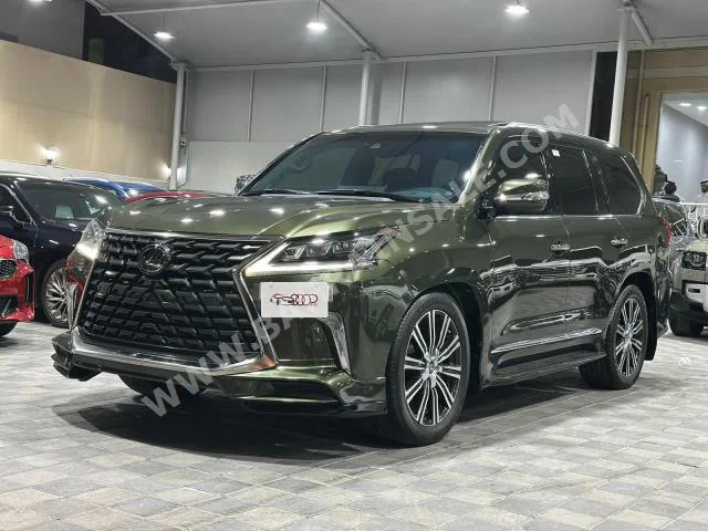 Lexus  LX  570 S  2021  SUV  Automatic  8  87,000  4WD  Dark Green  Gasoline