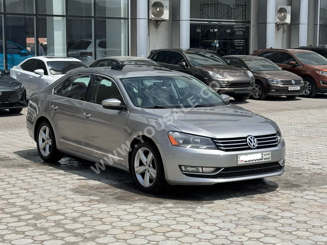 فوكس واغن  باسات  2014  اتوماتك  126,450 كم  5 سلندر  سيدان  فضي