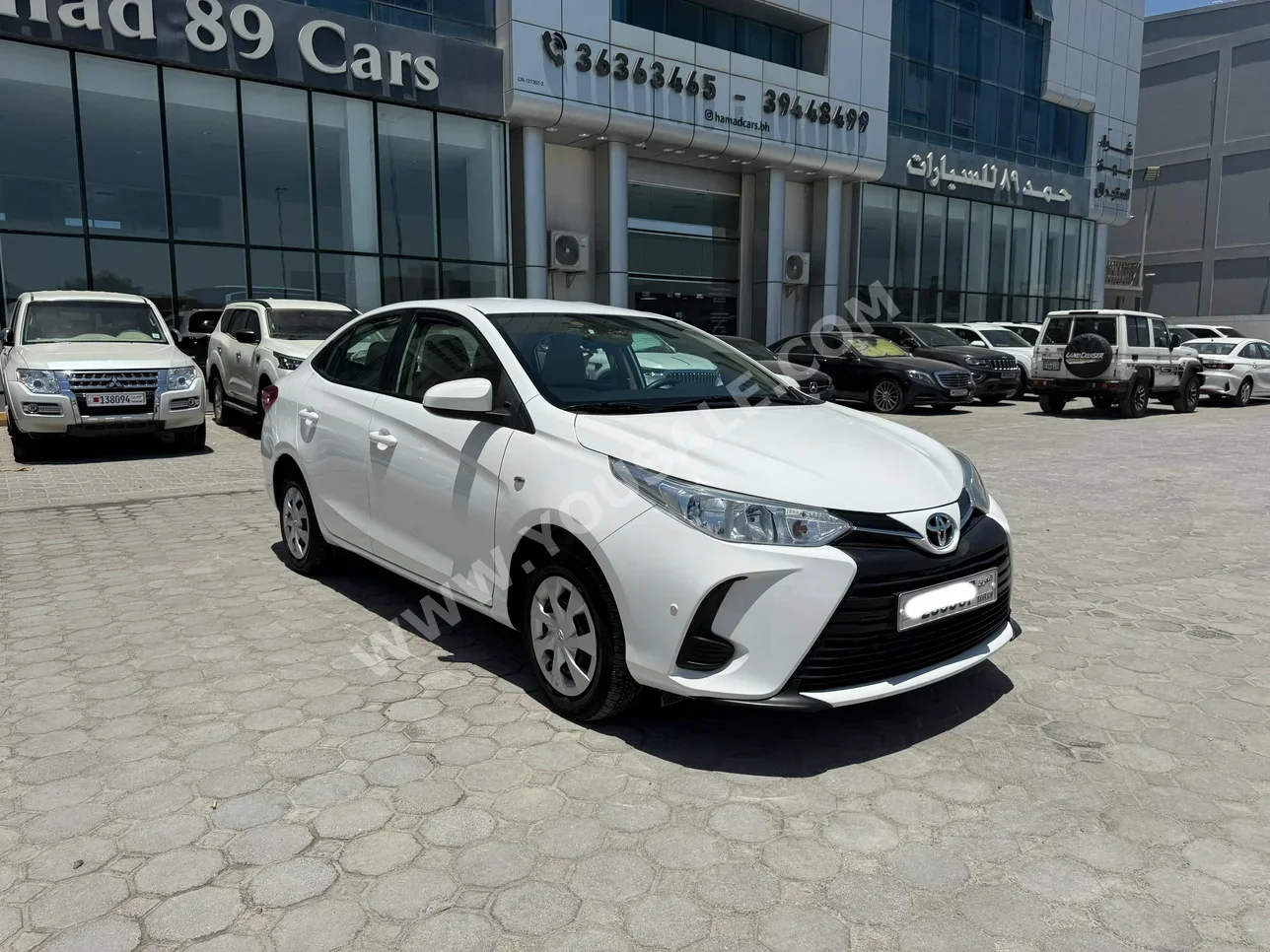 تويوتا  ياريس  2022  اتوماتك  34,300 كم  4 سلندر  سيدان  أبيض