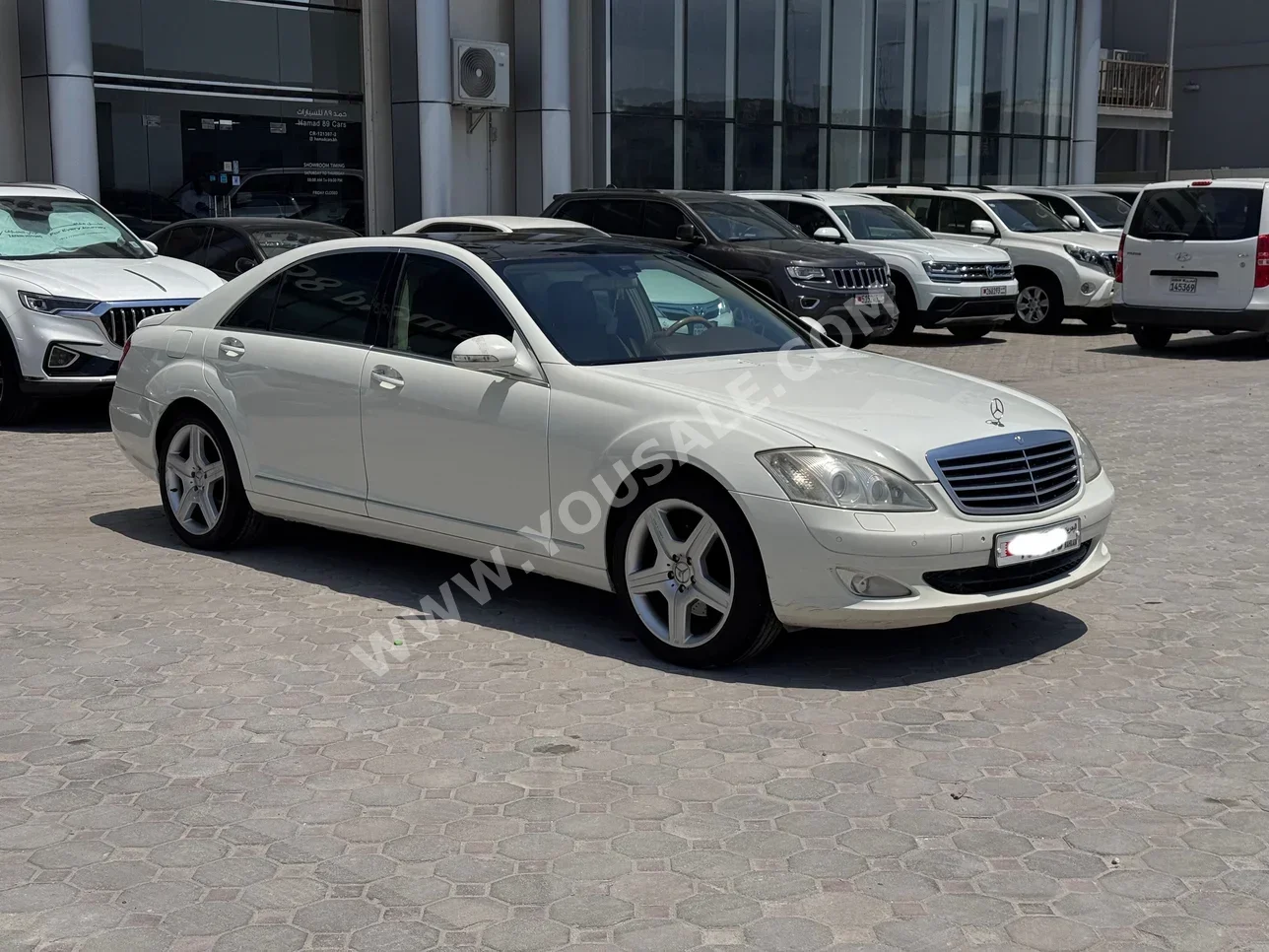 مرسيدس - بنز  اس - كلاس  350  2007  اتوماتك  217,800 كم  6 سلندر  سيدان  أبيض