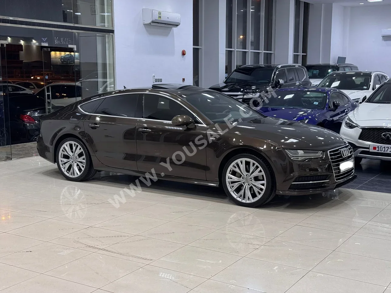 Audi  A7  2.8 S line  2017  Automatic  75,400 KM  6 Cylinder  Sedan  Brown
