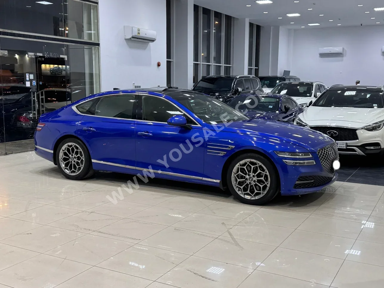 جينيسيس  جي 80  2021  اتوماتك  82,000 كم  4 سلندر  سيدان  ازرق