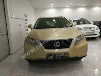 Lexus  RX  350  2009  SUV  Automatic  6  113,000  4WD  Gold  Gasoline